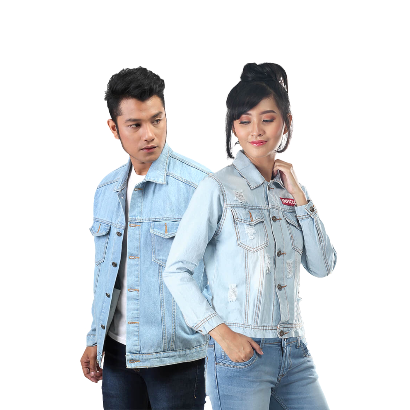 Jaket hot sale denim couple